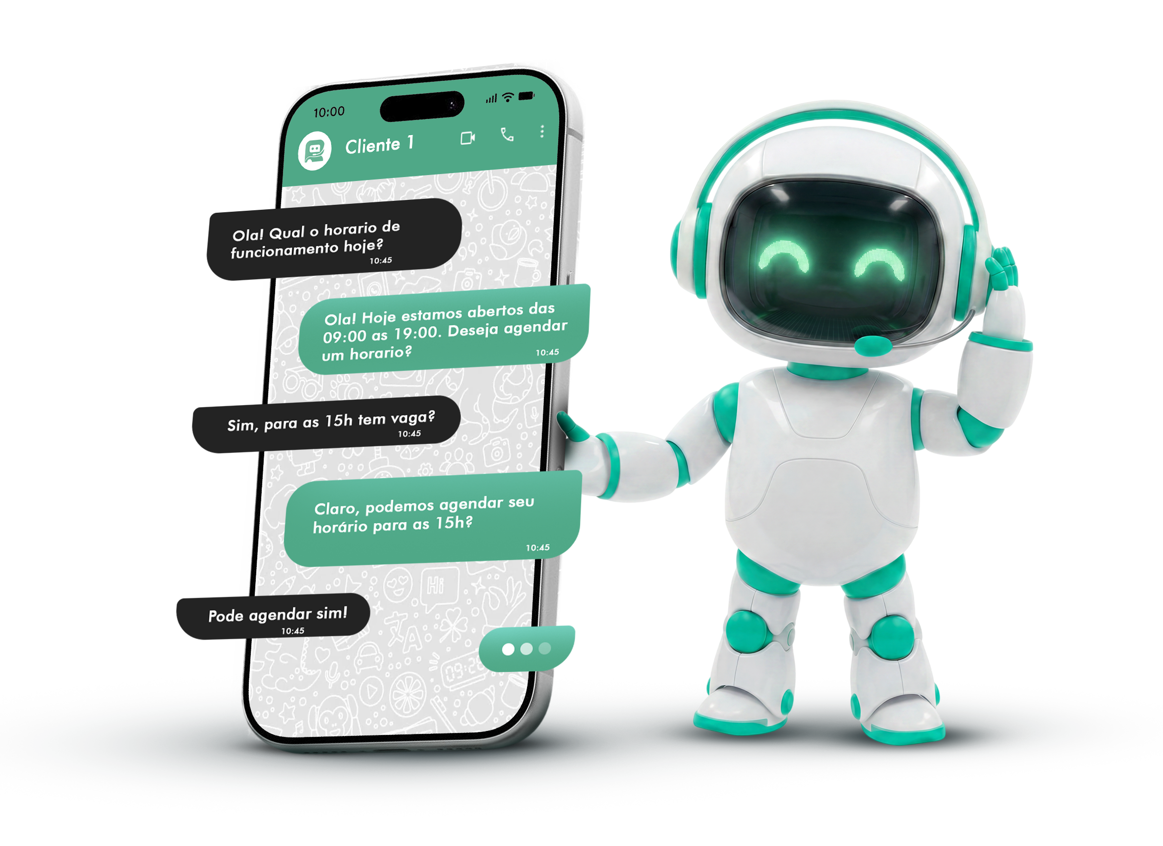RecepChat organizando atendimento, leads e oportunidades no WhatsApp