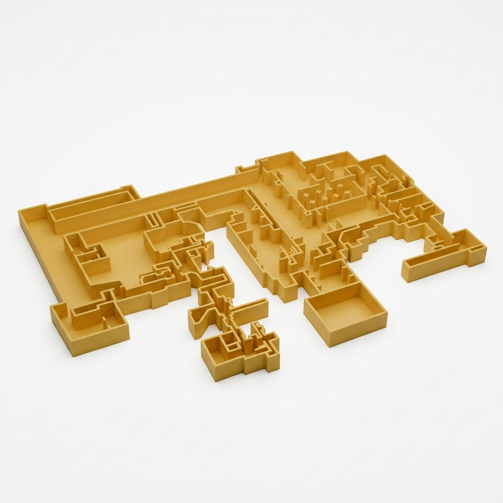 Mapa Decorativo Backrooms